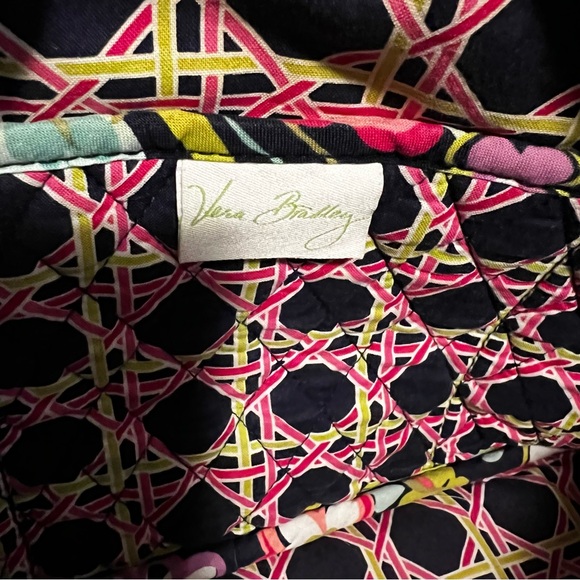 VERA BRADLEY Ribbons 2012 Mandy Tote
Pink Yellow Blue Floral Y2K Zipper Handles - Picture 14 of 15